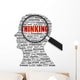 Magnifying Glass Thinking Wall Decal
