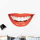 Smiling Mouth Photo-Realistic Vector Wall Decal
