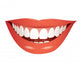 Smiling Mouth Photo-Realistic Vector Wall Decal