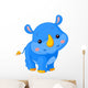 Fun Zoo Rhino Wall Decal