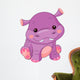 Fun Zoo Hippo Wall Decal