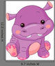 Fun Zoo Hippo Wall Decal