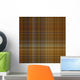 Seamless Plaid Fabric Illustration Wall Decal
