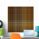 Seamless Plaid Fabric Illustration Wall Decal