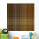 Seamless Plaid Fabric Illustration Wall Decal