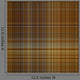 Seamless Plaid Fabric Illustration Wall Decal