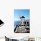 Beautiful Windmill Scene Greece Wall Decal