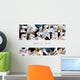 Foot Care Collage Wall Decal