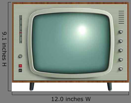 Retro Tv Wall Decal