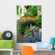 Colorful Sidewalk Flower Stand Wall Decal