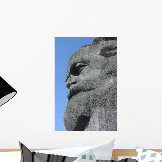 Karl-Marx-Kopf Im Profil Wall Decal