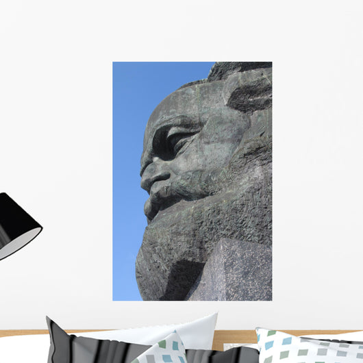 Karl-Marx-Kopf Im Profil Wall Decal