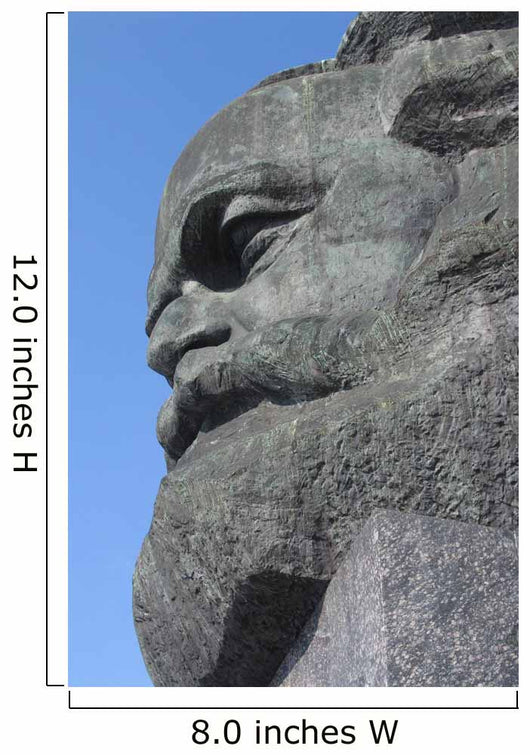 Karl-Marx-Kopf Im Profil Wall Decal