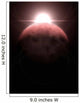 3D Moon Wall Decal