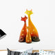 Three Clay Cats Wall Decal
