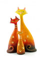 Three Clay Cats Wall Decal