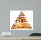 Food Pyramid For Vegetarians Wall Decal