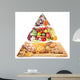 Food Pyramid For Vegetarians Wall Decal