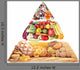 Food Pyramid For Vegetarians Wall Decal