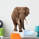 African Elephant White Wall Decal