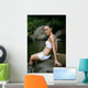 Woman Washing Her Feet Wall Decal