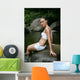 Woman Washing Her Feet Wall Decal