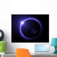 Midnight Blue Eclipse Wall Decal