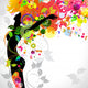 Summer Decorative Composition Wall Decal