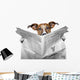 Dog Reading Newspaper Wall Decal