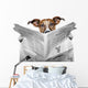 Dog Reading Newspaper Wall Decal