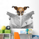 Dog Reading Newspaper