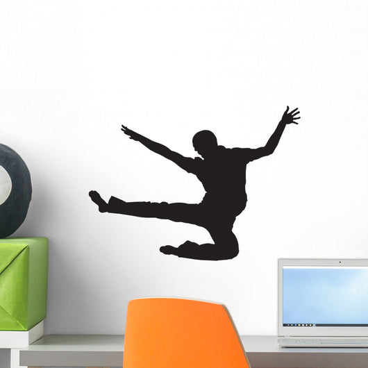 Man Jumped Air Wall Decal