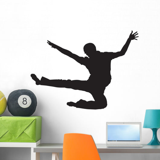 Man Jumped Air Wall Decal