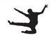 Man Jumped Air Wall Decal