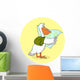 Traveling Pelican Wall Decal