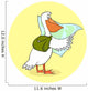 Traveling Pelican Wall Decal
