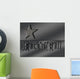 Brushed Aluminum Rock 39 Wall Decal