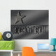 Brushed Aluminum Rock 39 Wall Decal