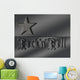 Brushed Aluminum Rock 39 Wall Decal