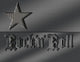 Brushed Aluminum Rock 39 Wall Decal