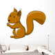 Cute Squirrel Wall Decal