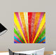 Multicolor Grunge Wall Decal