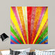 Multicolor Grunge Wall Decal