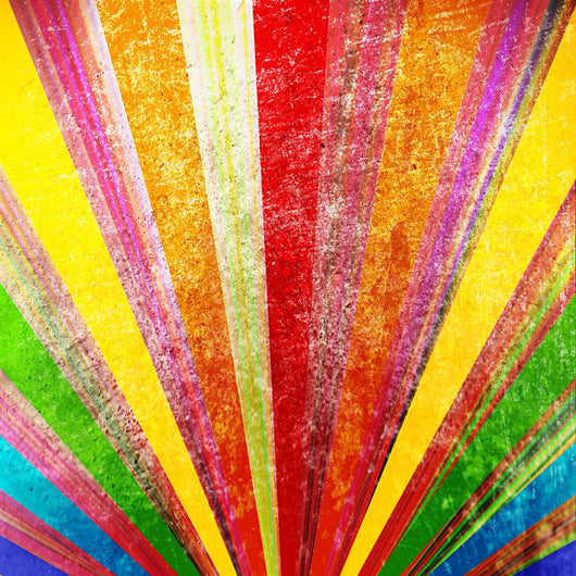 Multicolor Grunge Wall Decal
