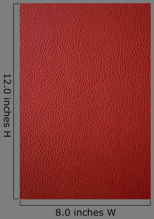 Red Leather Wall Decal
