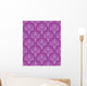 Seamless Repeating Wallpaper Purple Wall Decal
