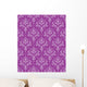 Seamless Repeating Wallpaper Purple Wall Decal