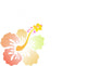 Hibiscus Pastel Wall Decal