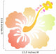 Hibiscus Pastel Wall Decal