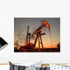 Silhouette Swinging Oil Pump Wall Decal